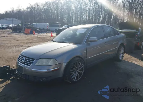2003 Volkswagen Passat Gls from USA, damaged, VIN WVWPD63B13P436693
